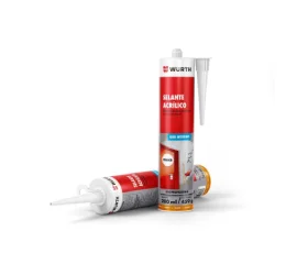 Selante Acrílico para Fissuras Branco 280 ml Wurth